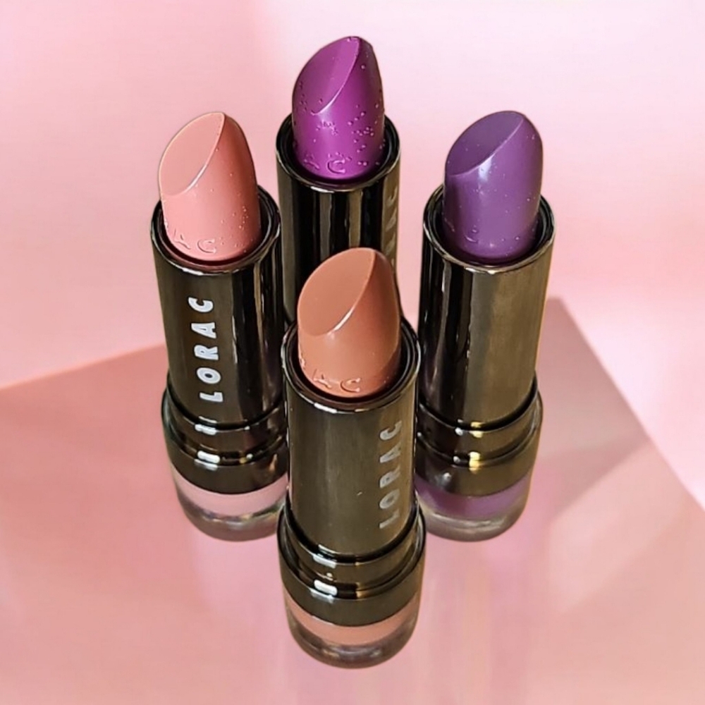 LORAC Alter Ego Lipstick Bundle –  4 Shades, Brand New